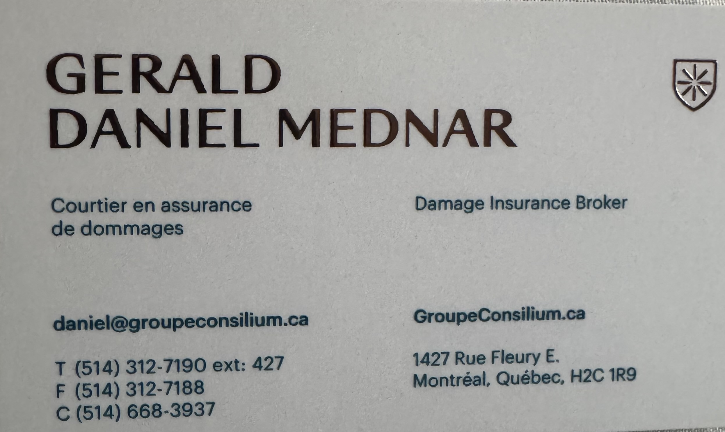 9455-0381 Québec inc/ Daniel Mednar